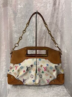 Louis Vuitton x Murakami Monogram Multicolore Judy MM White COA